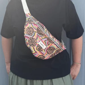Sac banane L fleur pop