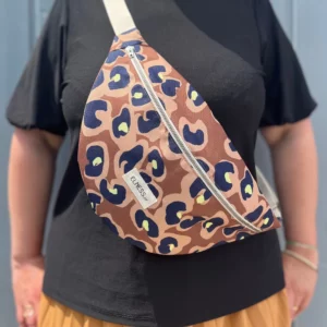 Sac Banane L léopard marron